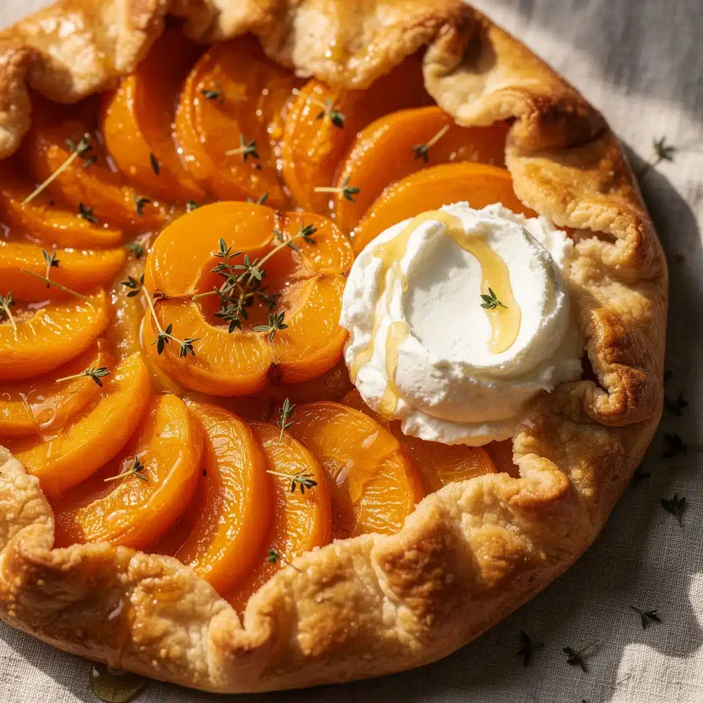 rustic apricot galette - featured image