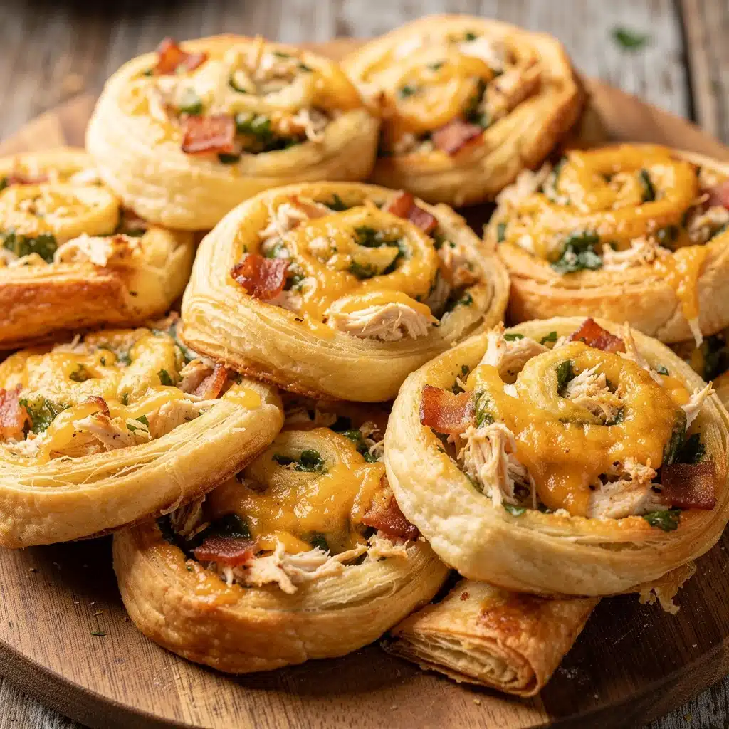 savory crack chicken pinwheels - featured image