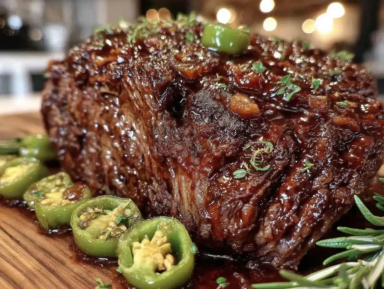 slow cooker Mississippi pot roast preparation steps