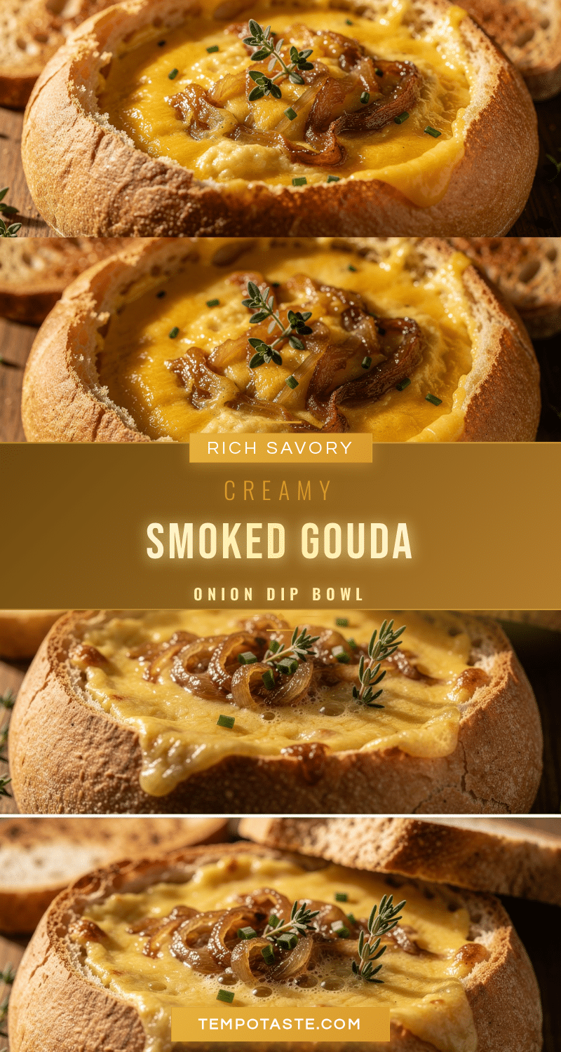 smoked gouda caramelized onion dip recipe