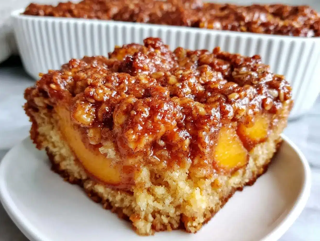southern peach crisp preparation steps