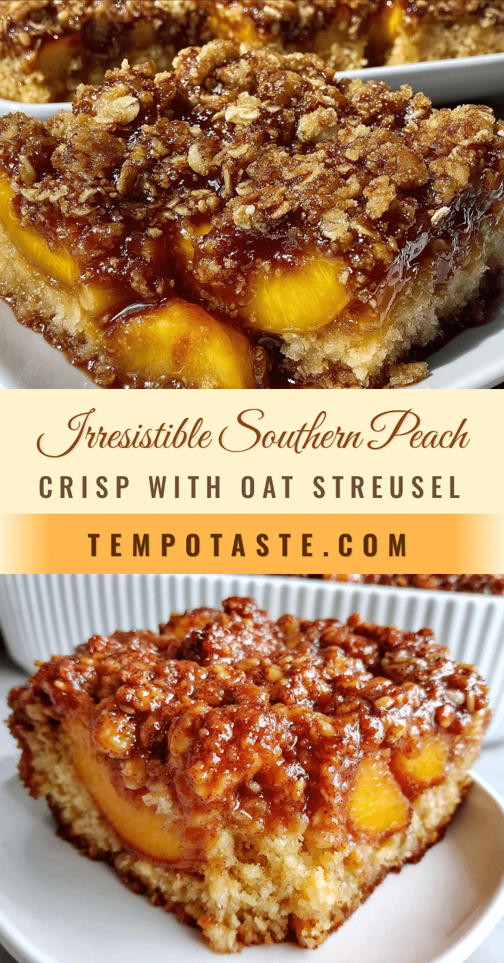 southern peach crisp recipe