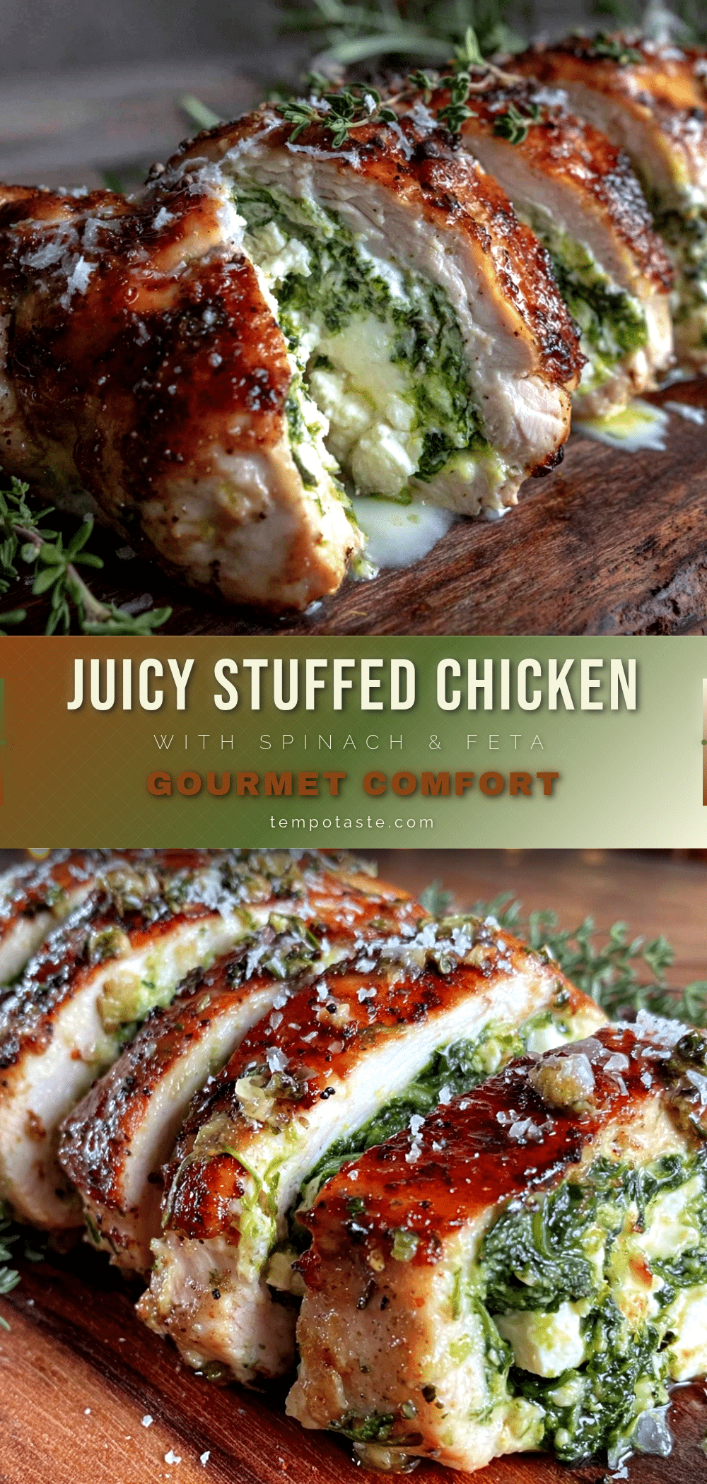 stuffed chicken breast with spinach and feta recipe