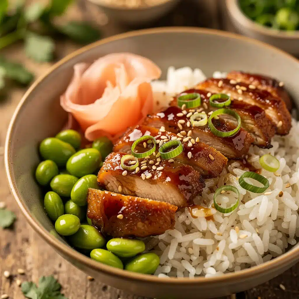teriyaki chicken power bowl - featured image