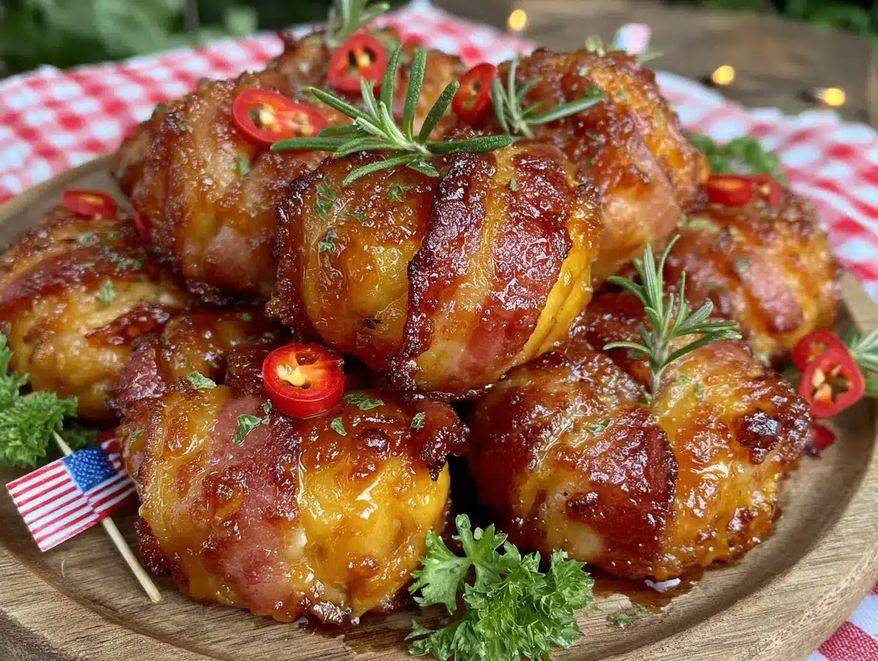 bbq bacon wrapped bites preparation steps