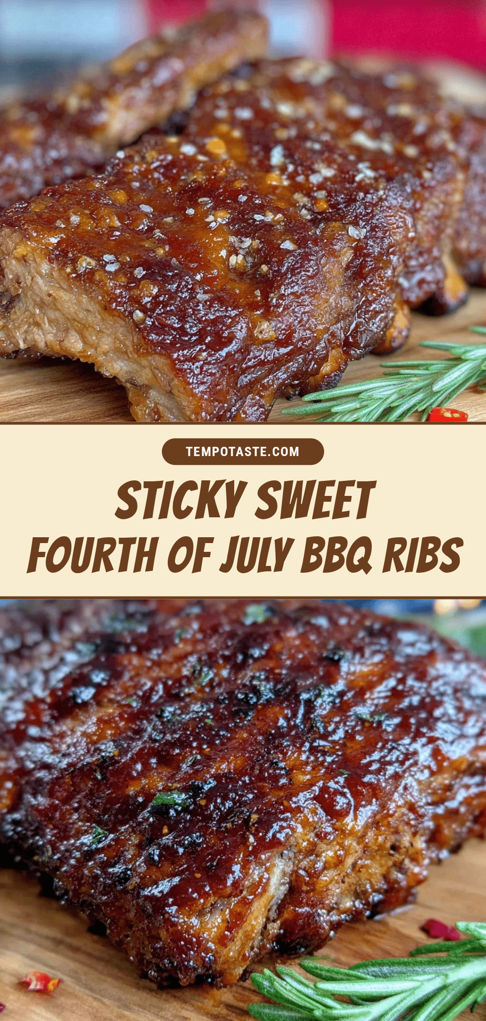BBQ rib rack glaze recipe