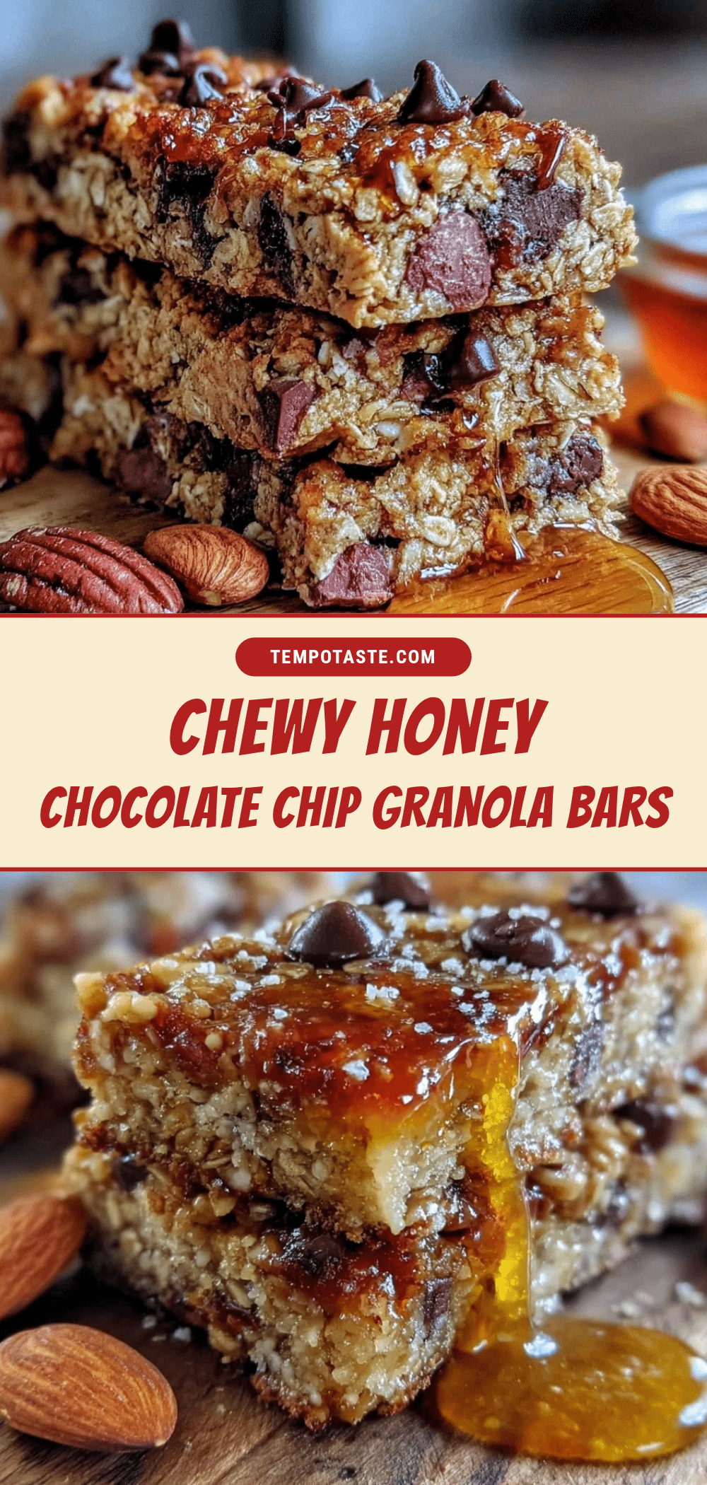 chewy homemade granola bars recipe