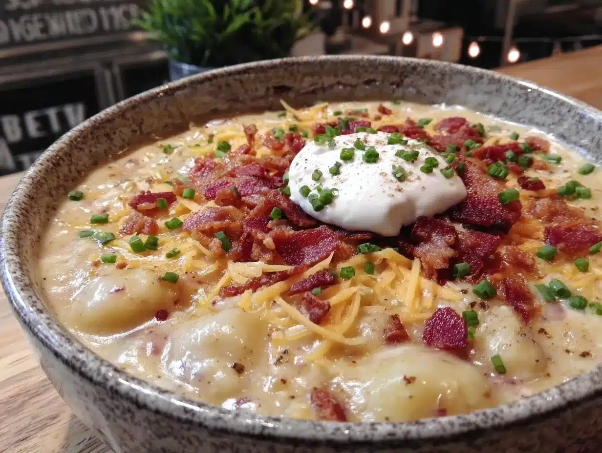 creamy loaded baked potato soup preparation steps