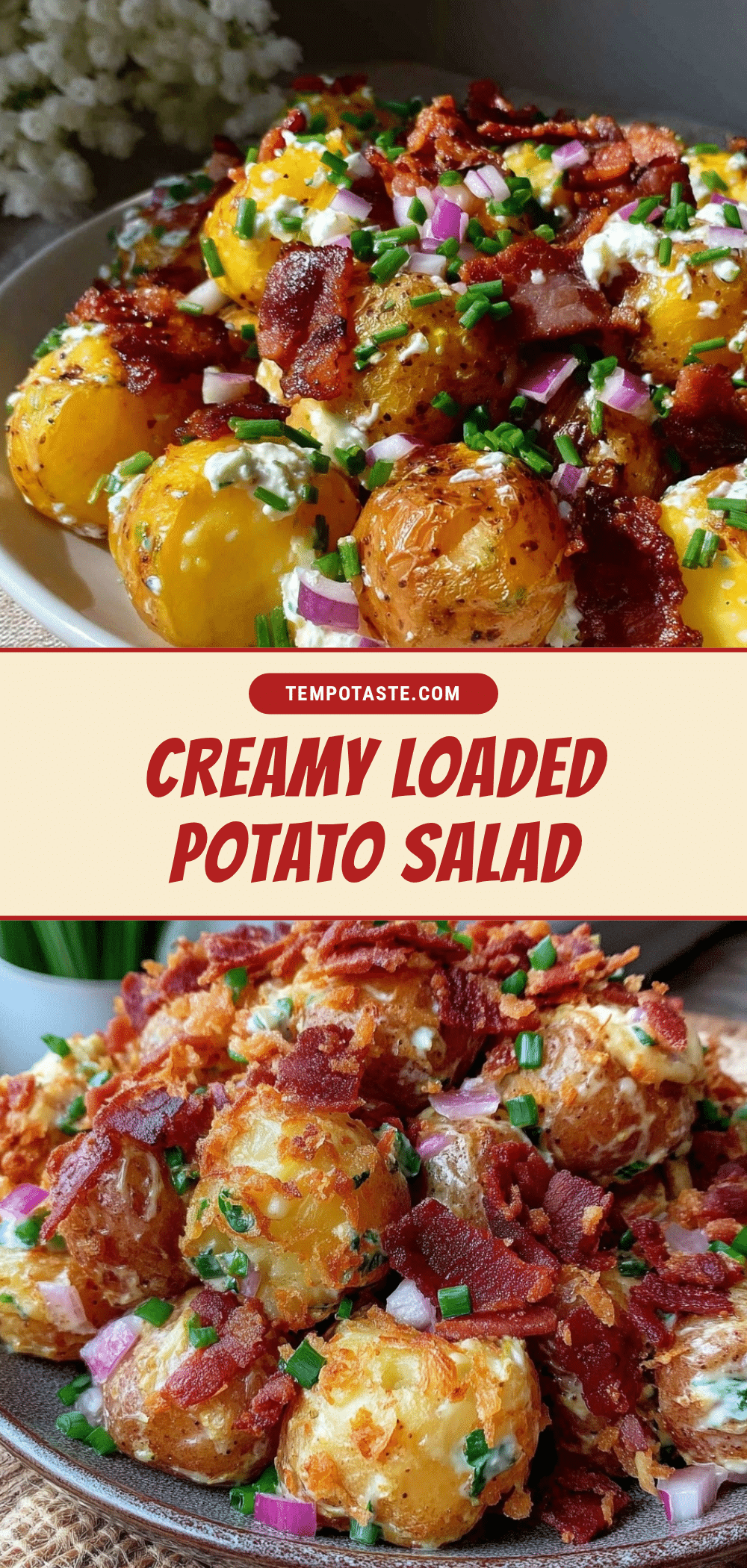 creamy loaded potato salad recipe