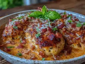 creamy marry me chicken - featured image