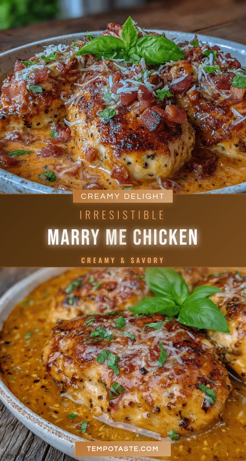 creamy marry me chicken recipe