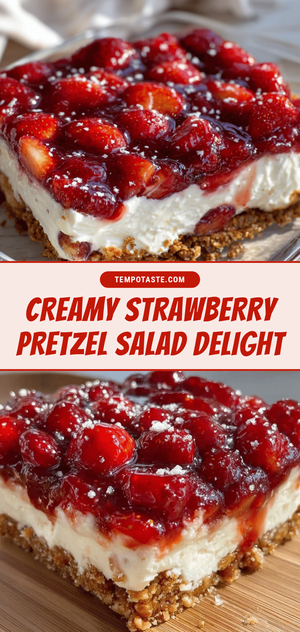 creamy strawberry pretzel salad delight recipe