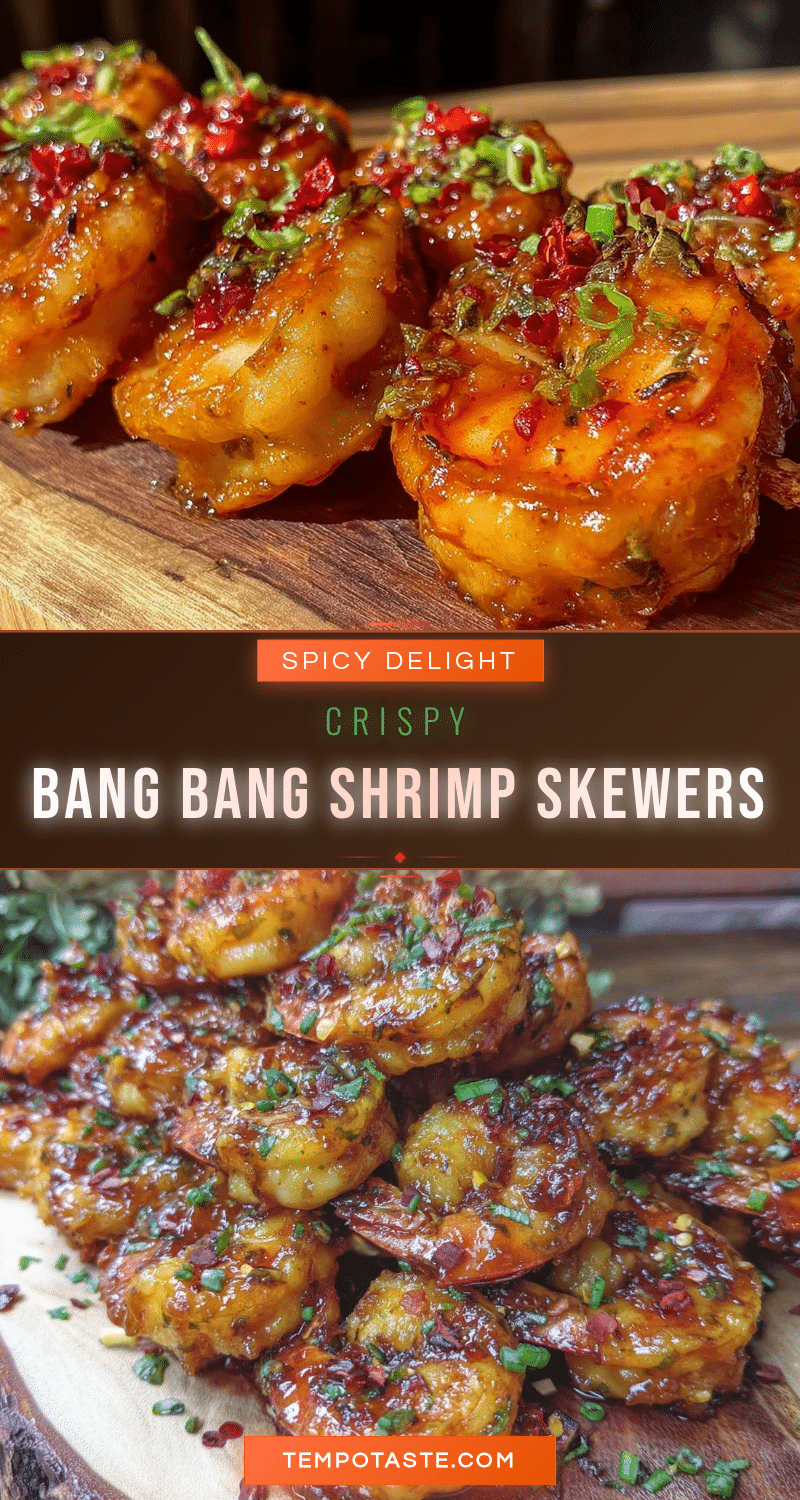 crispy bang bang shrimp skewers recipe