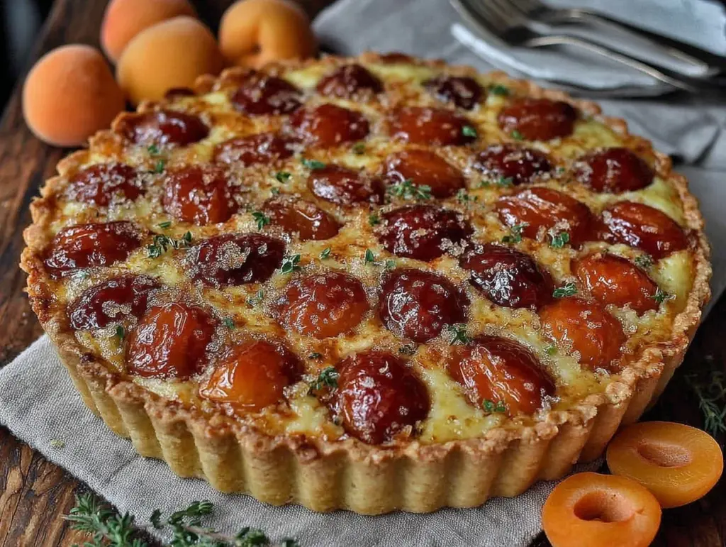 Easy Apricot Frangipane Tart - featured image