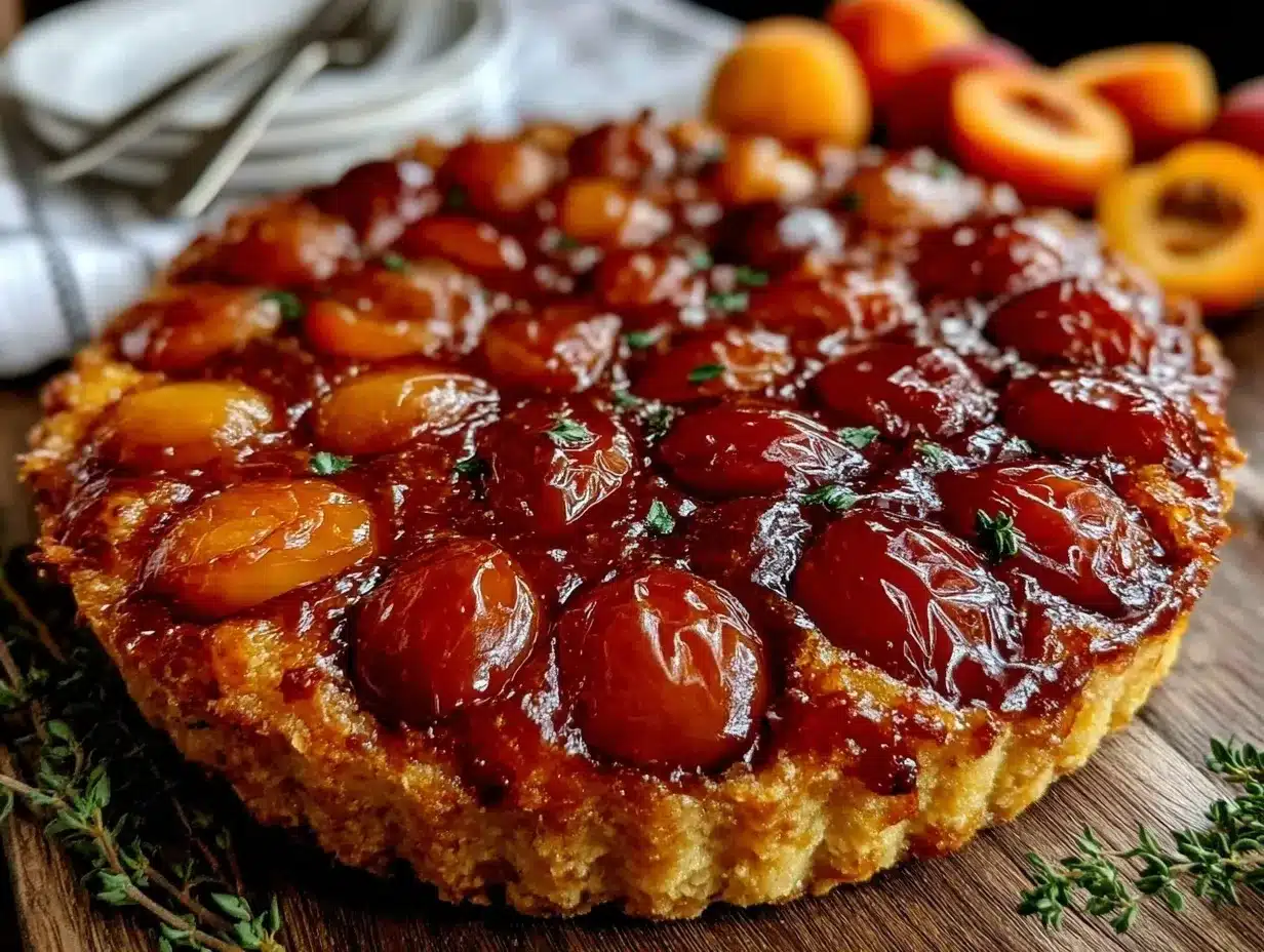Easy Apricot Frangipane Tart preparation steps