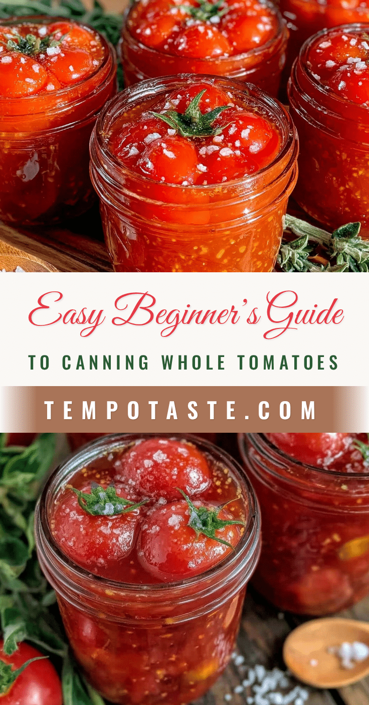 easy canning tomatoes whole recipe