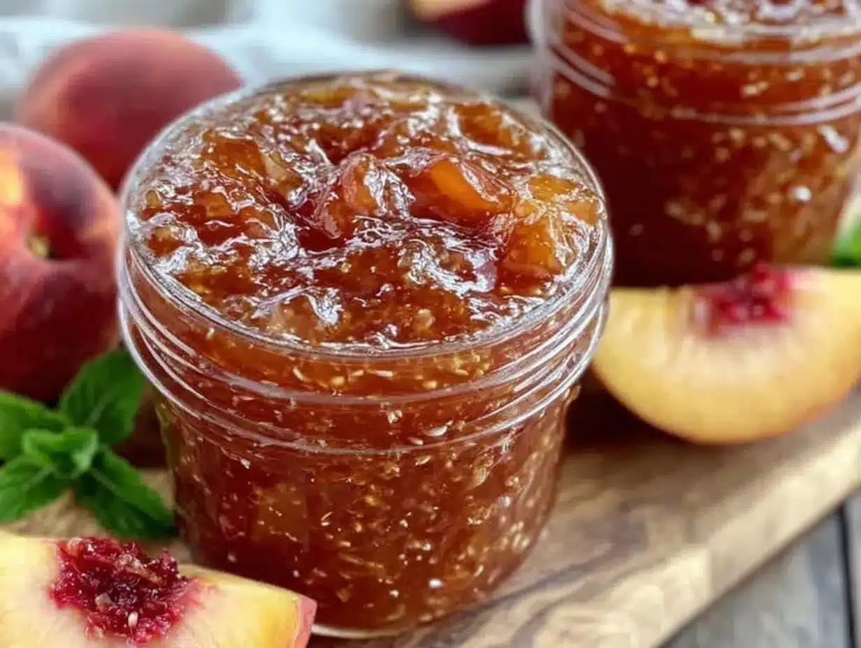 easy fresh peach jam preparation steps