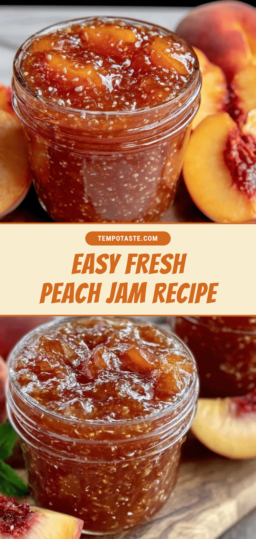 easy fresh peach jam recipe