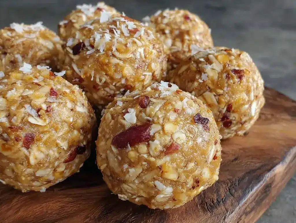 easy no-bake peanut butter energy balls - featured image