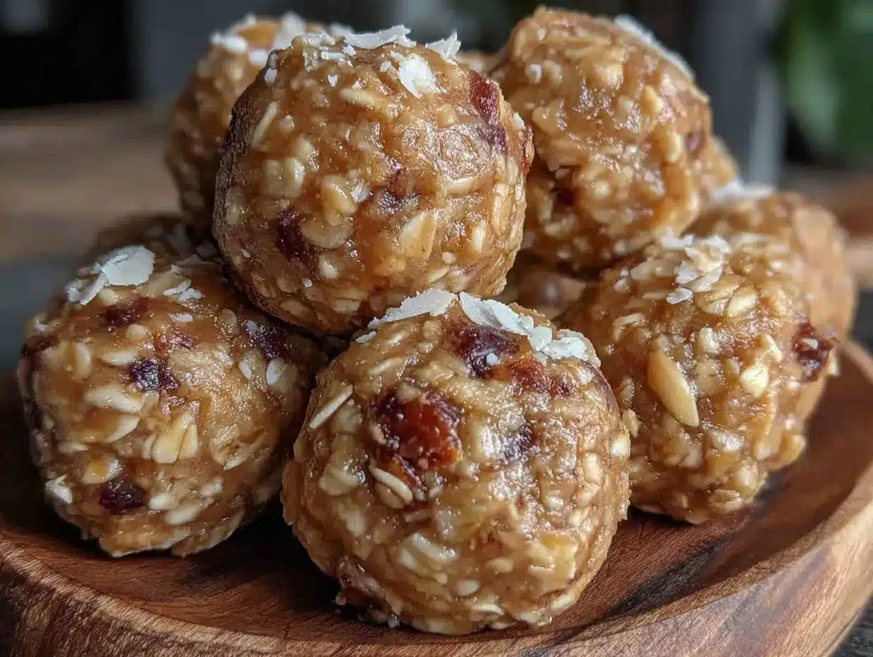 easy no-bake peanut butter energy balls preparation steps