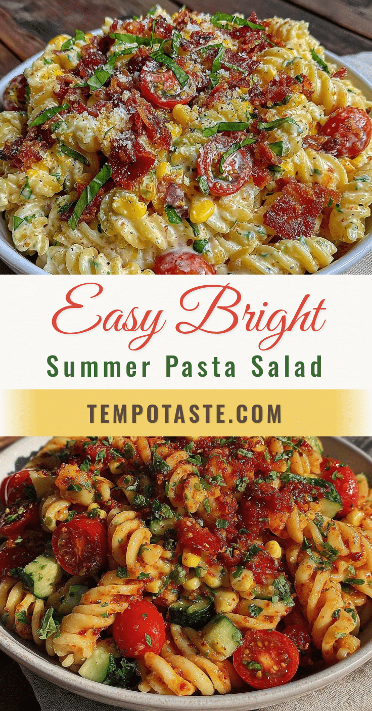 easy summer pasta salad recipe