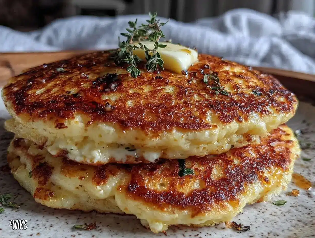 fathers day breakfast savory pancakes preparation steps