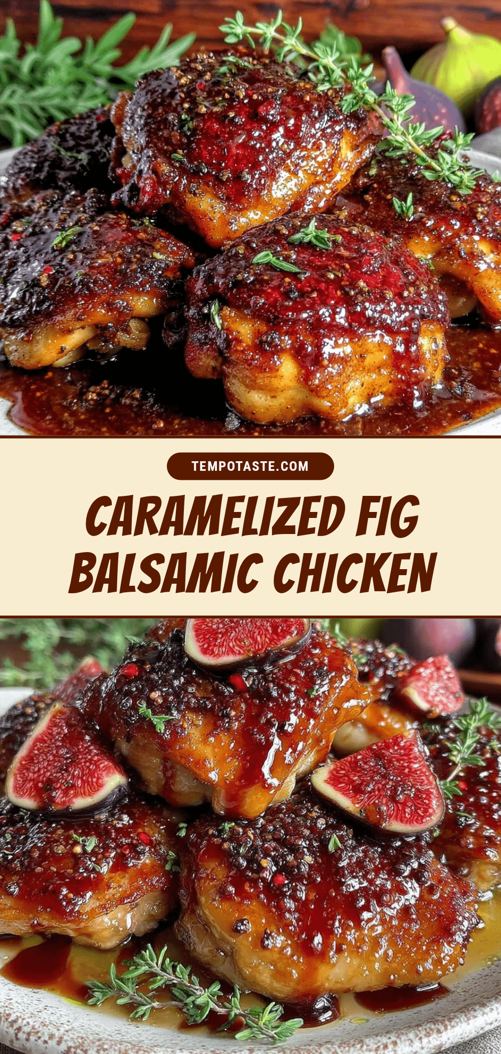 fig balsamic glazed chicken thighs recipe
