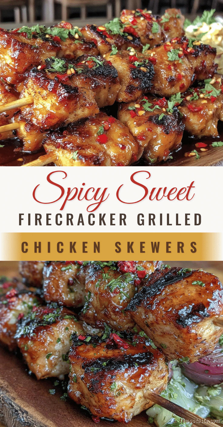 firecracker grilled chicken skewers recipe