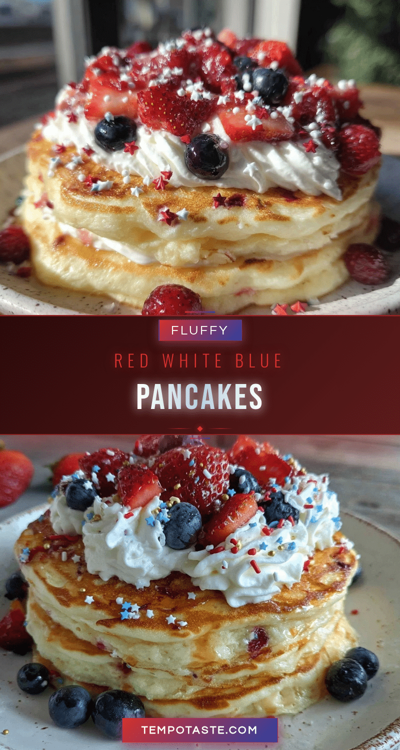 fourth of july breakfast pancakes recipe