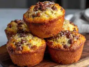 freezer-friendly banana chocolate chip mini muffins - featured image
