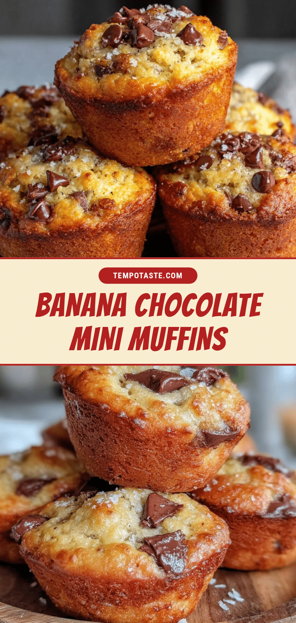 freezer-friendly banana chocolate chip mini muffins recipe