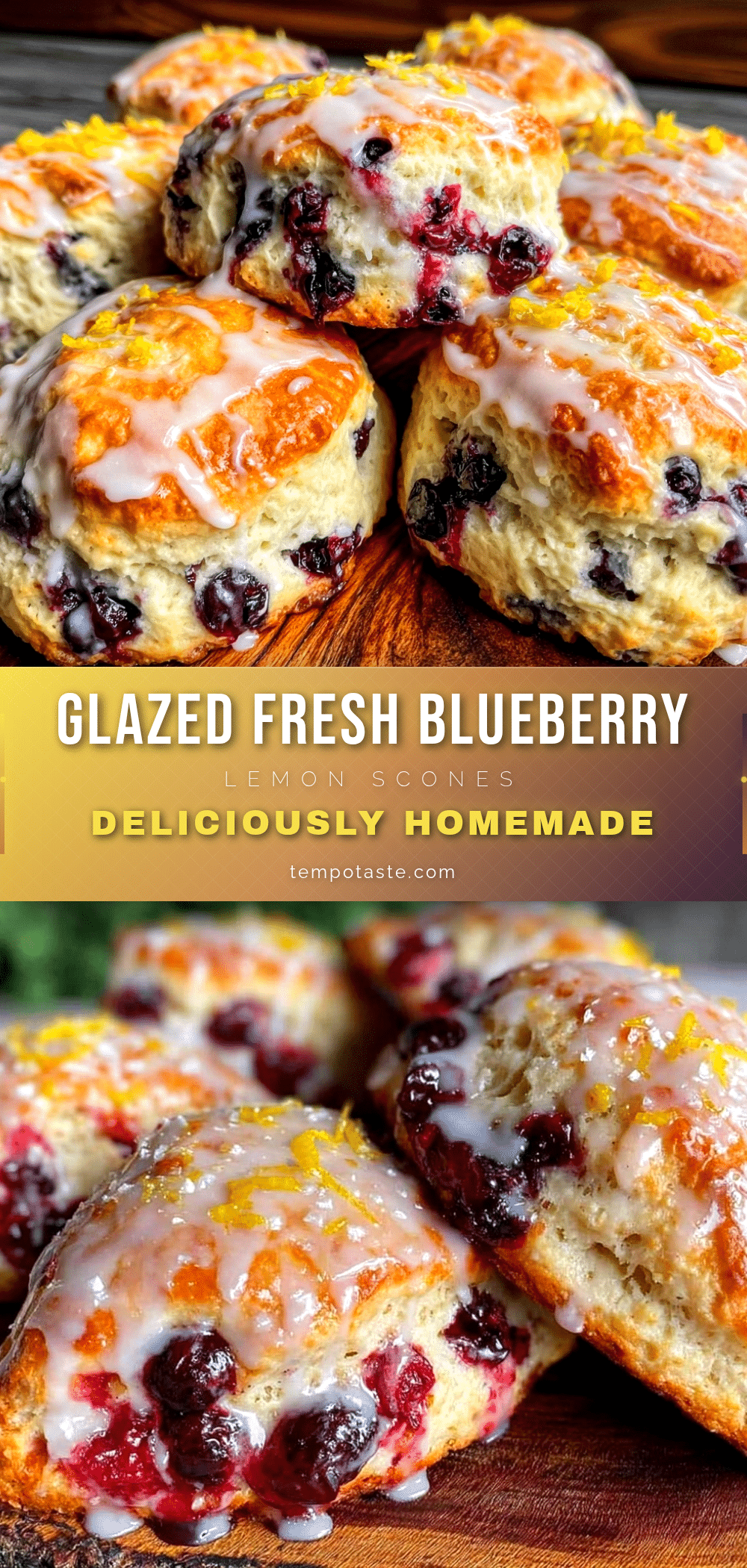 fresh blueberry lemon breakfast scones recipe