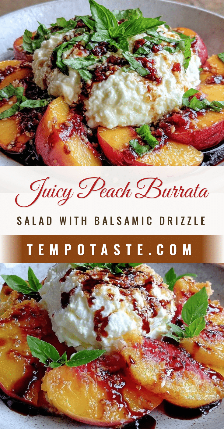 fresh peach burrata salad recipe