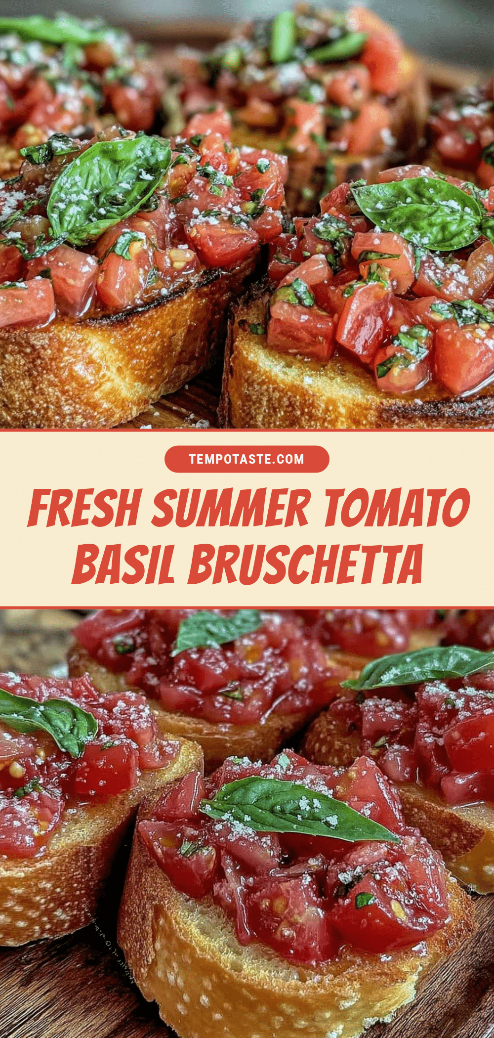 fresh summer bruschetta recipe