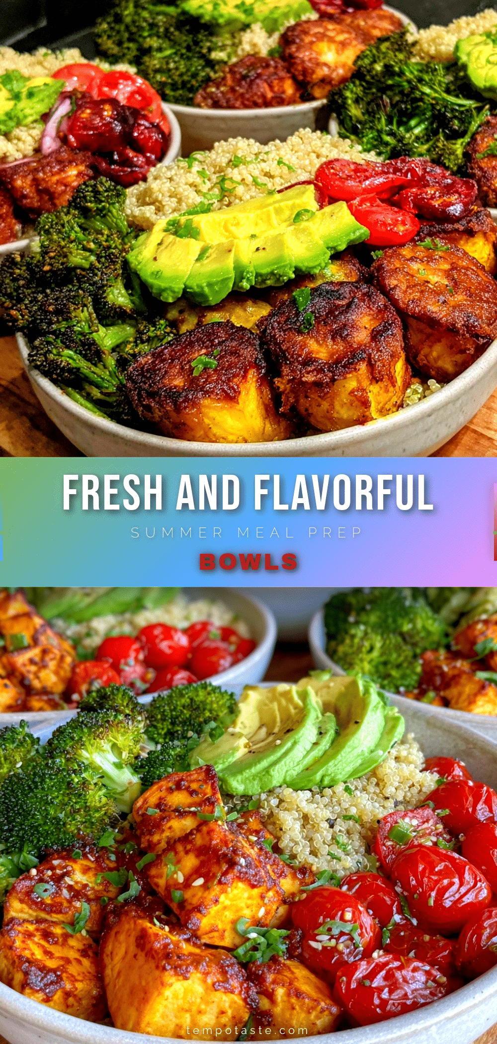 fresh summer meal prep bowls recipe