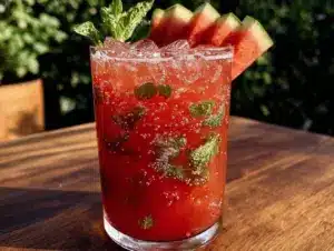 fresh watermelon mint agua fresca - featured image