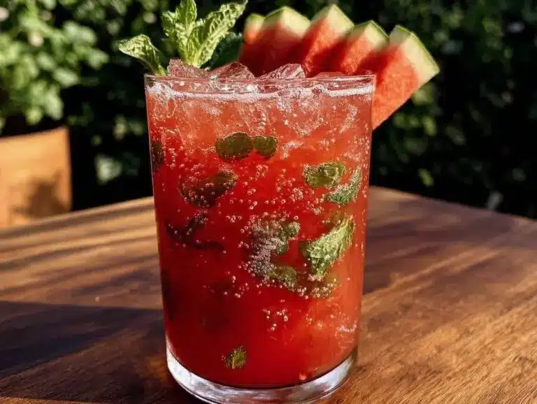 fresh watermelon mint agua fresca - featured image