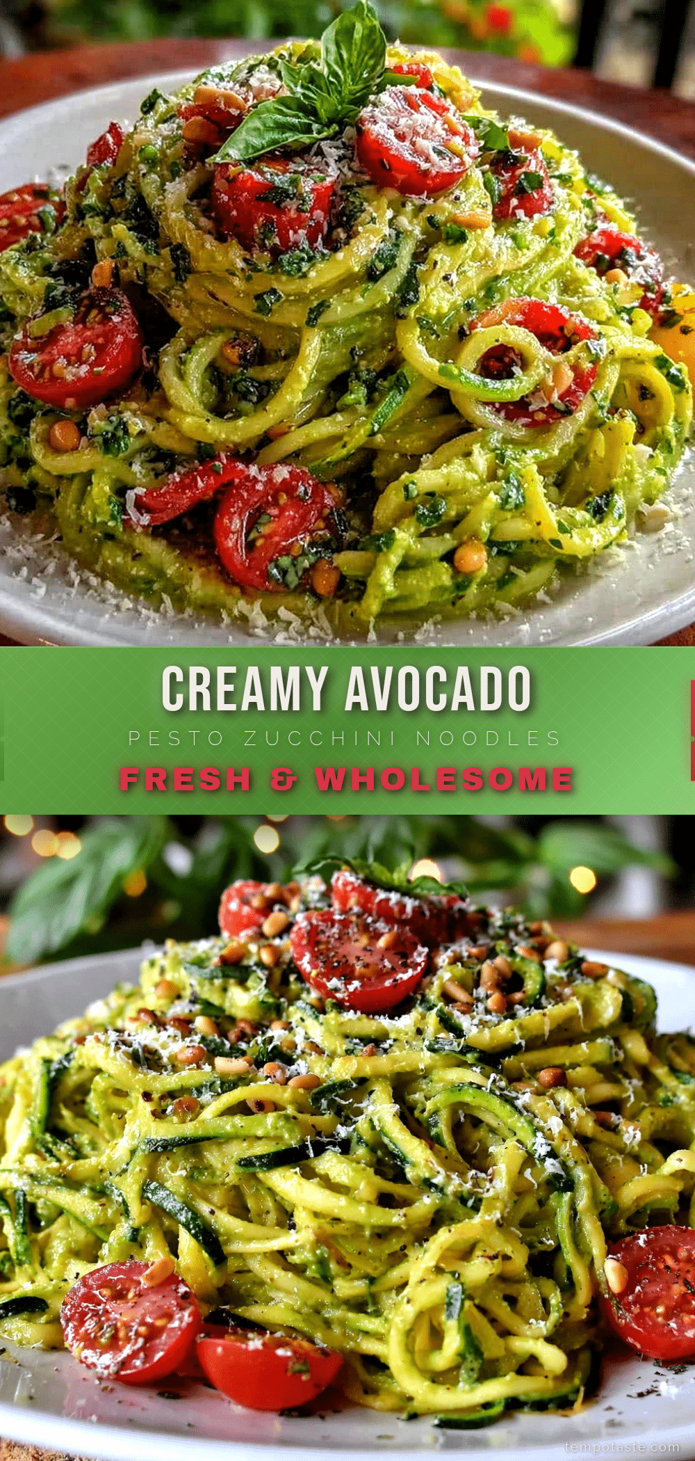 fresh zucchini noodles recipe