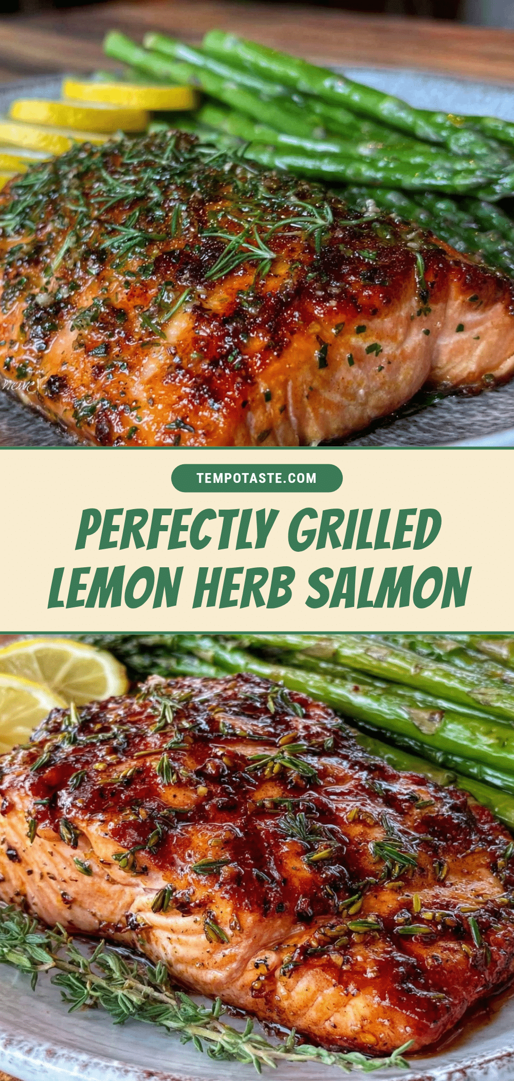 grilled lemon herb salmon recipe