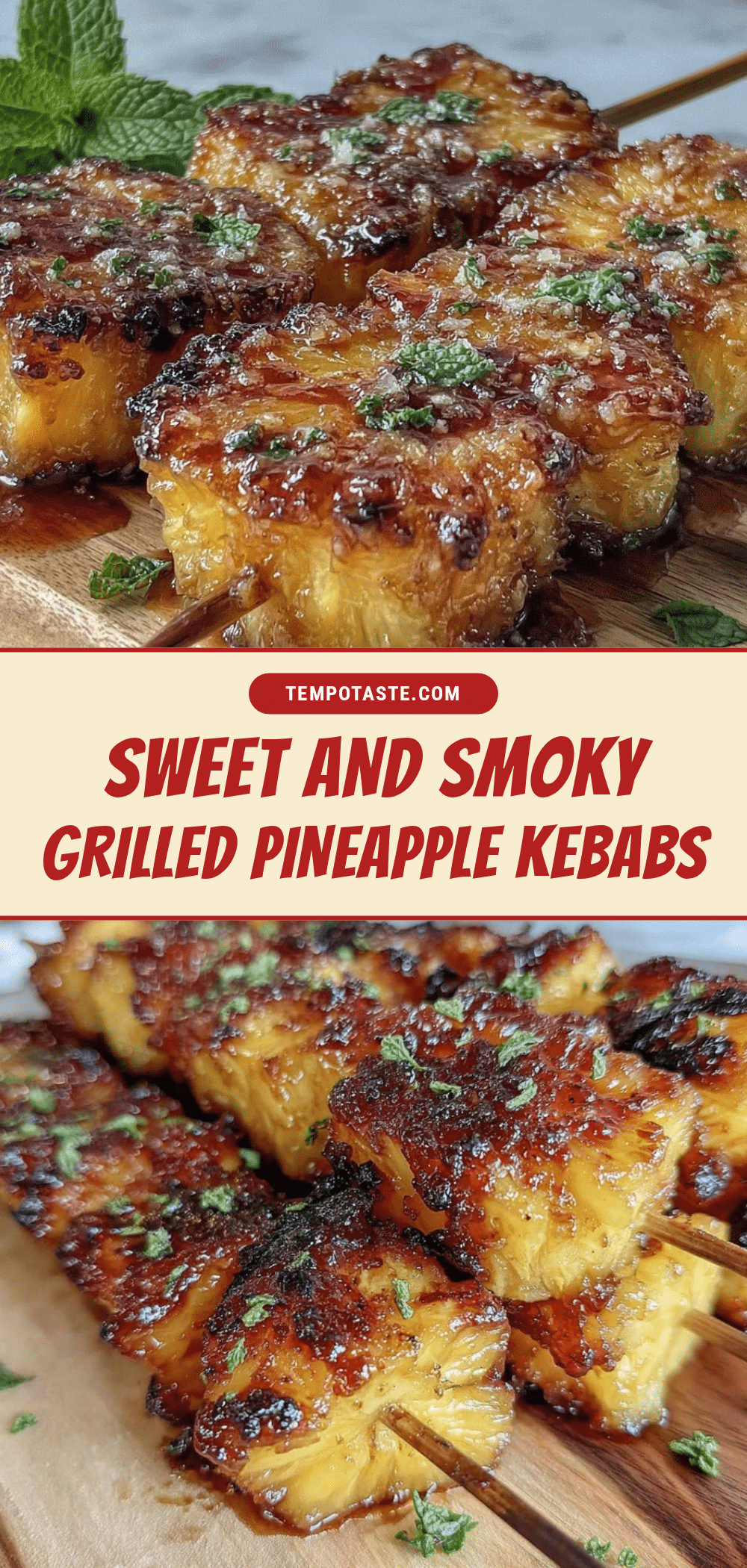 grilled pineapple brown sugar kebabs recipe