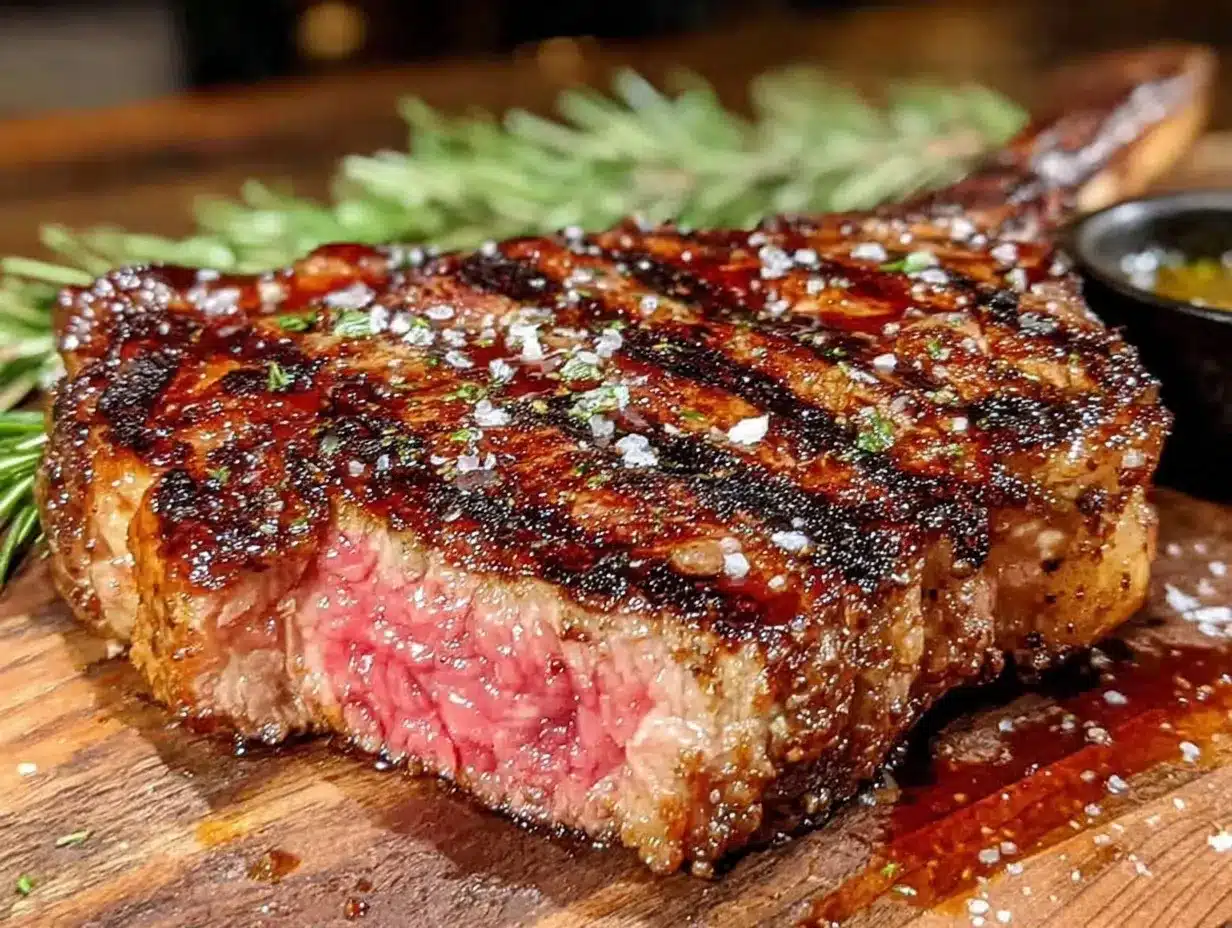 grilled prime tomahawk steak preparation steps