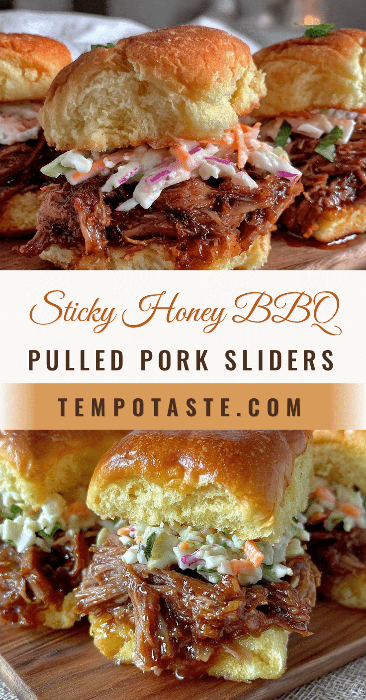 honey bbq pulled pork sliders recipe
