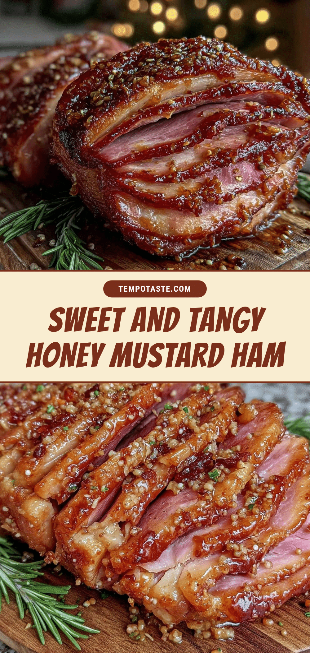 honey mustard glazed ham recipe