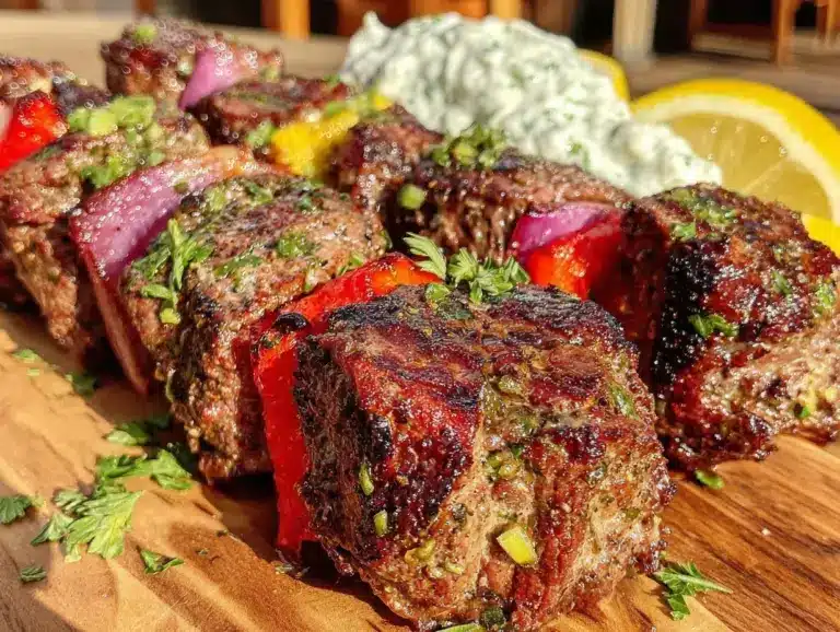 Mediterranean lamb kebabs - featured image