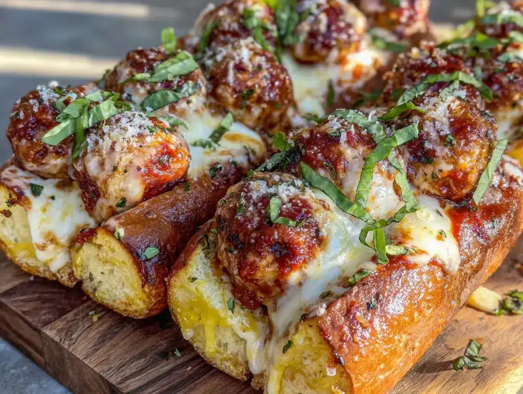 mini turkey meatball subs - featured image