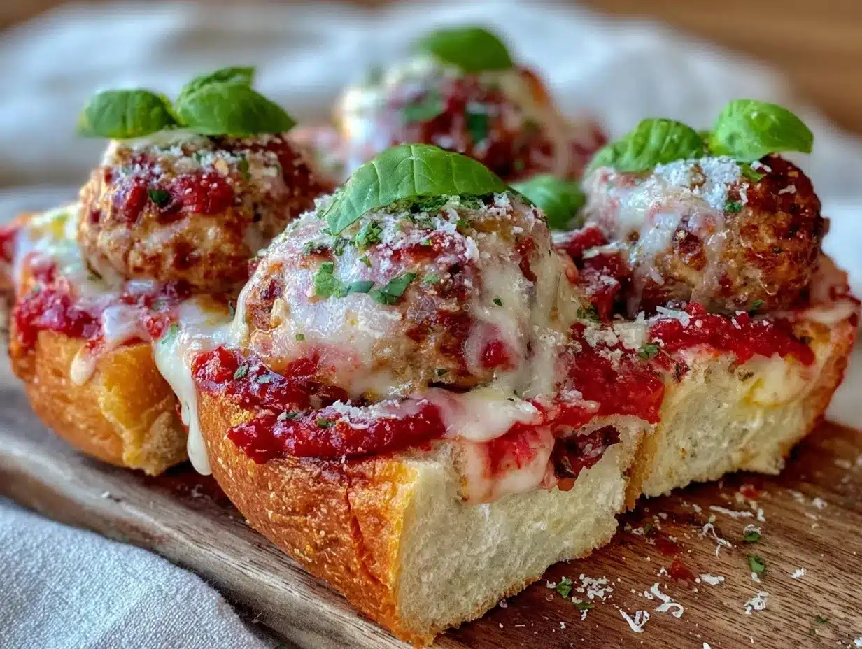 mini turkey meatball subs preparation steps