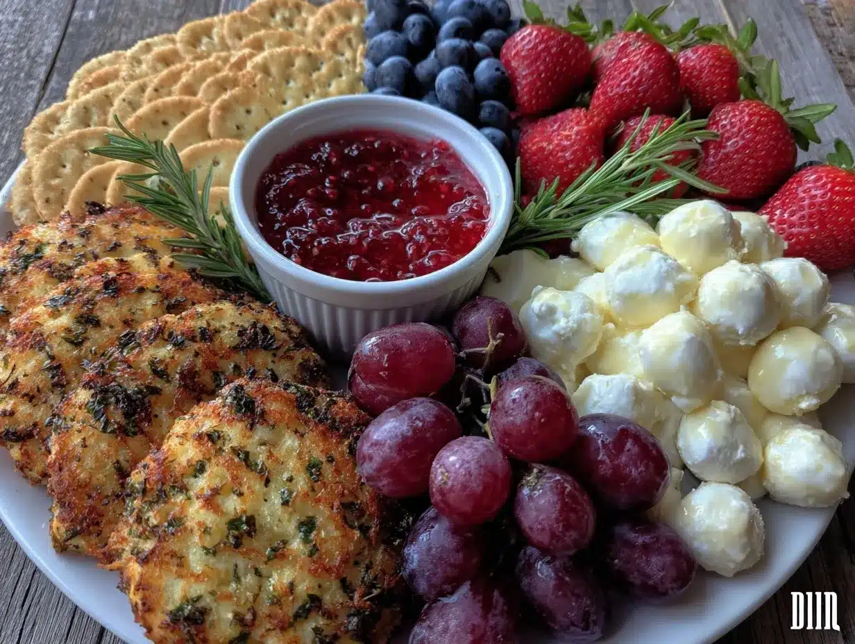 patriotic charcuterie board preparation steps