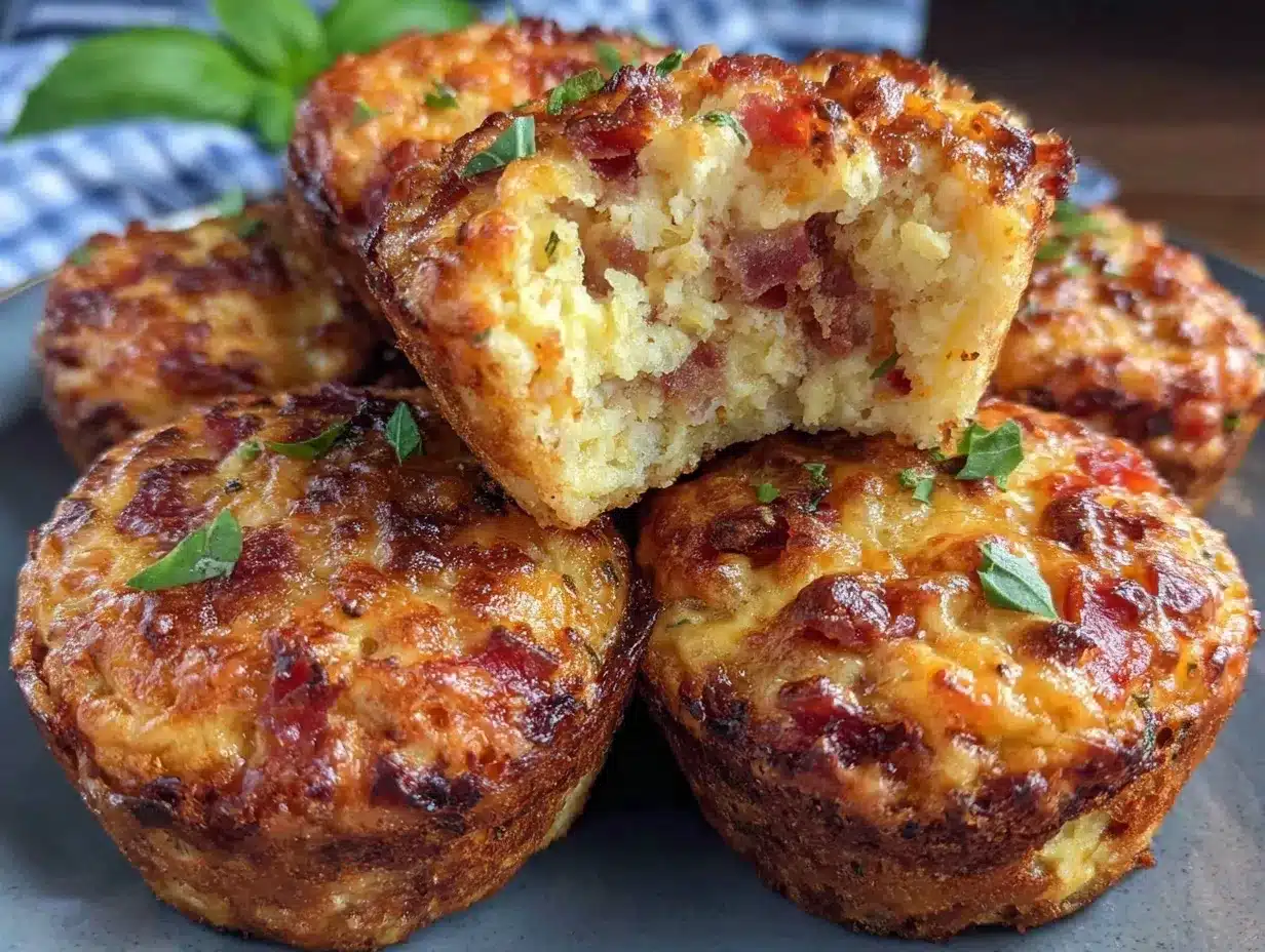 pizza muffins preparation steps