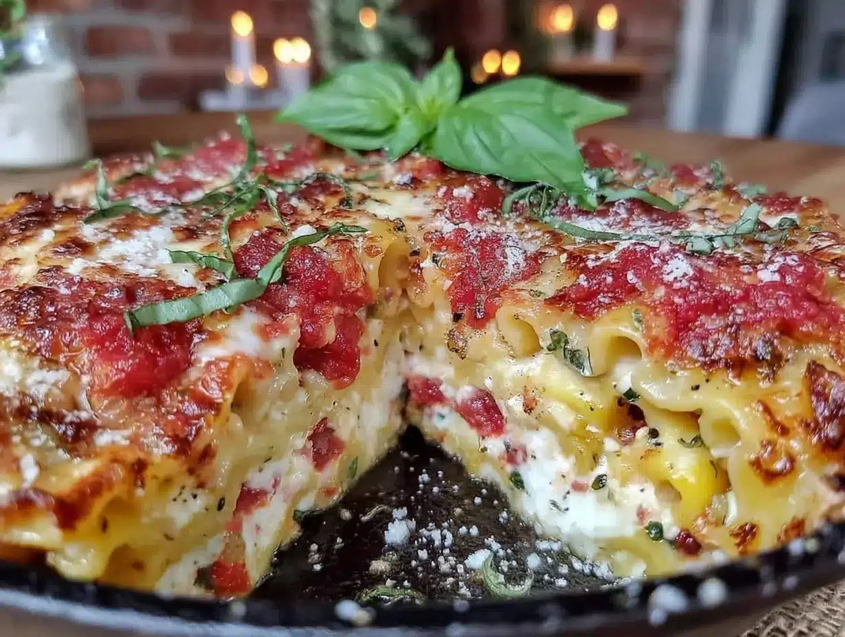 quick skillet lasagna preparation steps