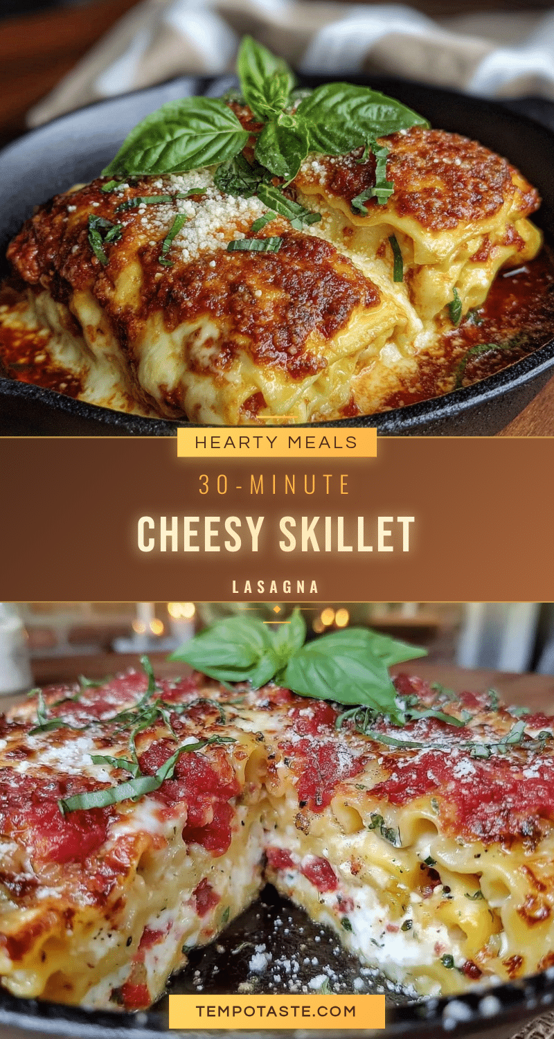 quick skillet lasagna recipe
